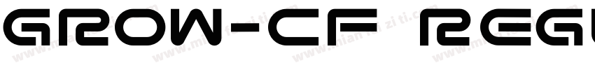grow-cf regular字体转换